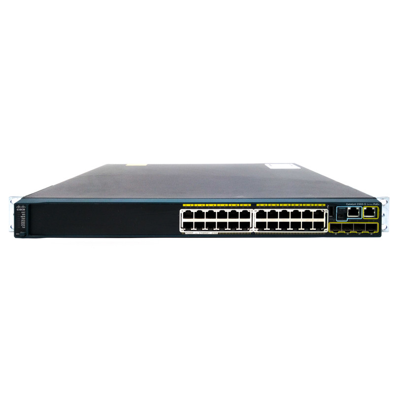 Коммутатор Cisco WS-C2960S-24PS-L — фото 1