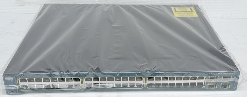 Коммутатор Cisco Catalyst 3560 WS-C3560-48PS-E, 48×PoE 4×SFP — фото 1