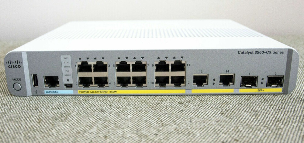 Коммутатор Cisco WS-C3560CX-12PD-S — фото 1