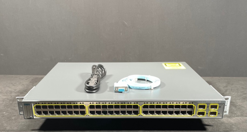 Коммутатор Cisco WS-C3750-48PS-E — фото 1