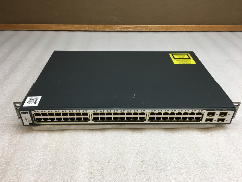 Коммутатор Cisco WS-C3750-48TS-S — фото 1