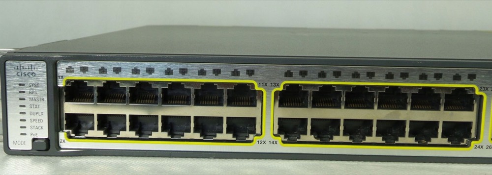 Коммутатор Cisco WS-C3750E-48PD-SF — фото 2