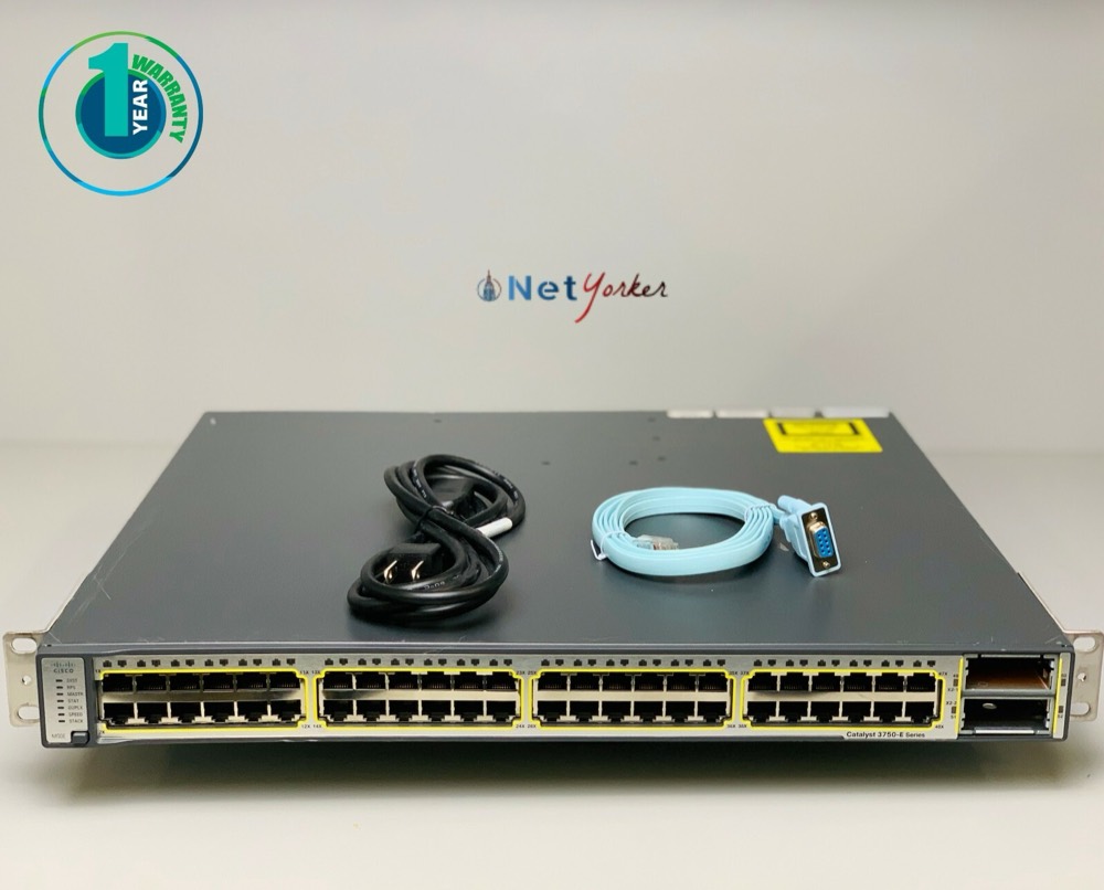 Коммутатор Cisco WS-C3750E-48TD-E — фото 1