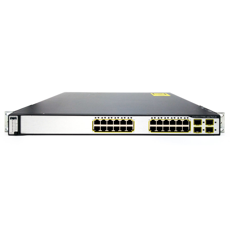 Коммутатор Cisco WS-C3750G-24PS-S — фото 1