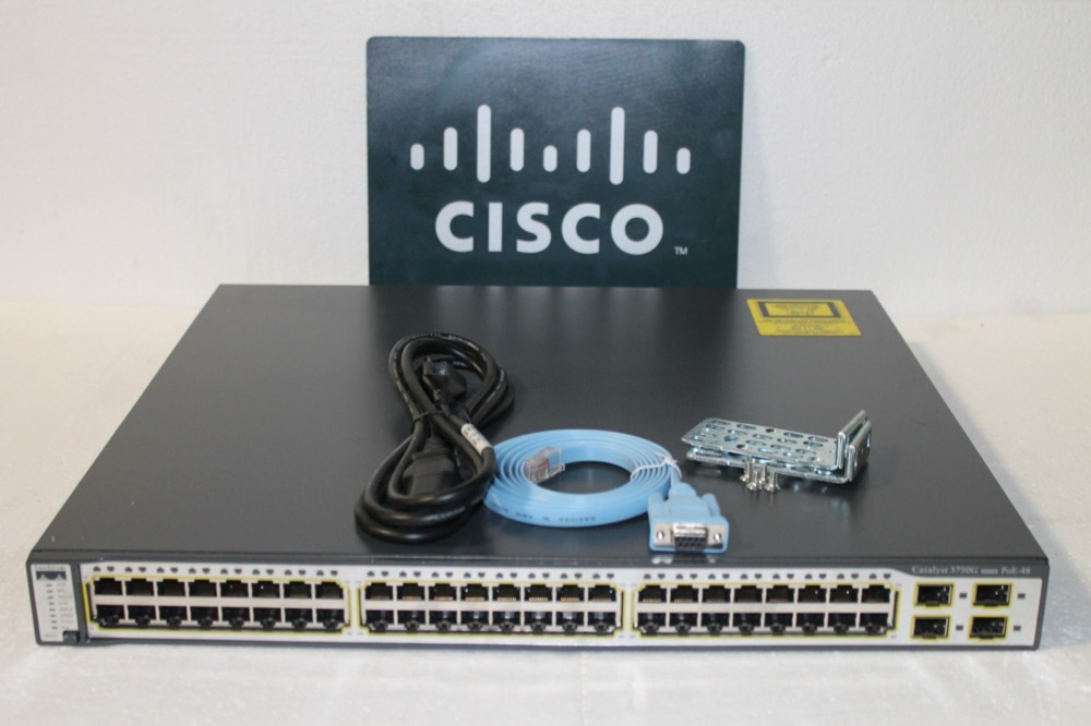 Коммутатор Cisco WS-C3750G-48PS-E — фото 1