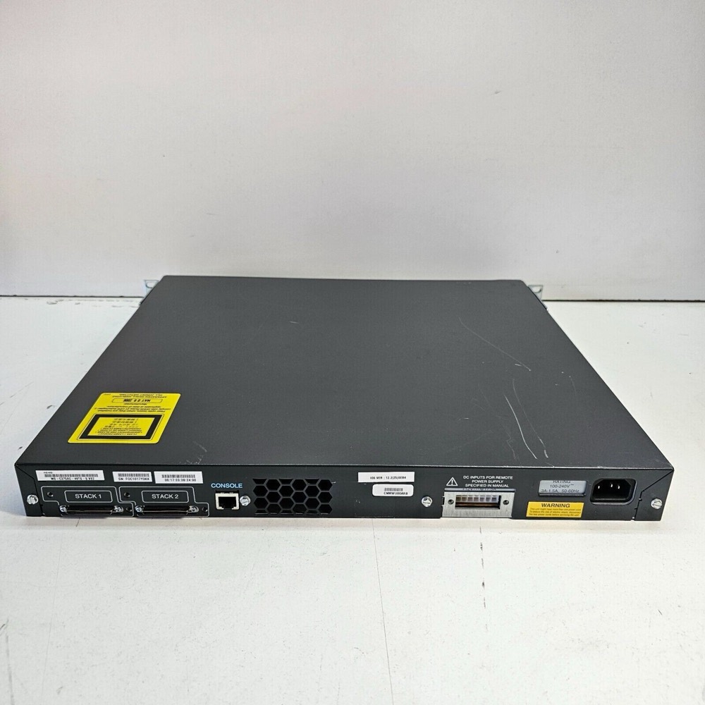 Коммутатор Cisco Catalyst 3750G 48×GE, 4×SFP 1G, IP Services (WS-C3750G-48TS-E) — фото 2