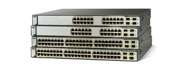 Коммутатор Cisco WS-C3750G-48PS-S — фото 1