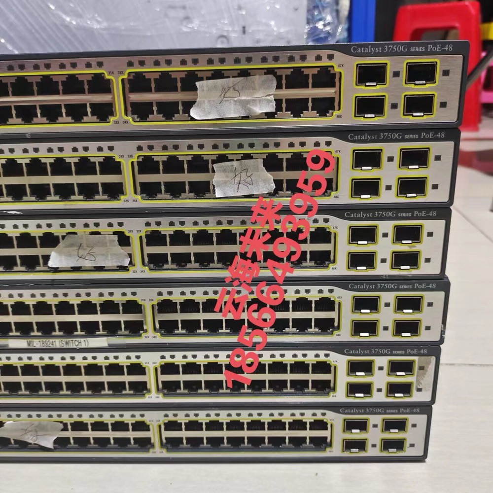 Коммутатор Cisco WS-C3750G-48ps-S — фото 3