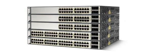 Коммутатор Cisco WS-C3750X-48T-S (НЕ ОБНОВЛЯЕТСЯ) FDO1707H03J FDO1638X0DS — фото 1