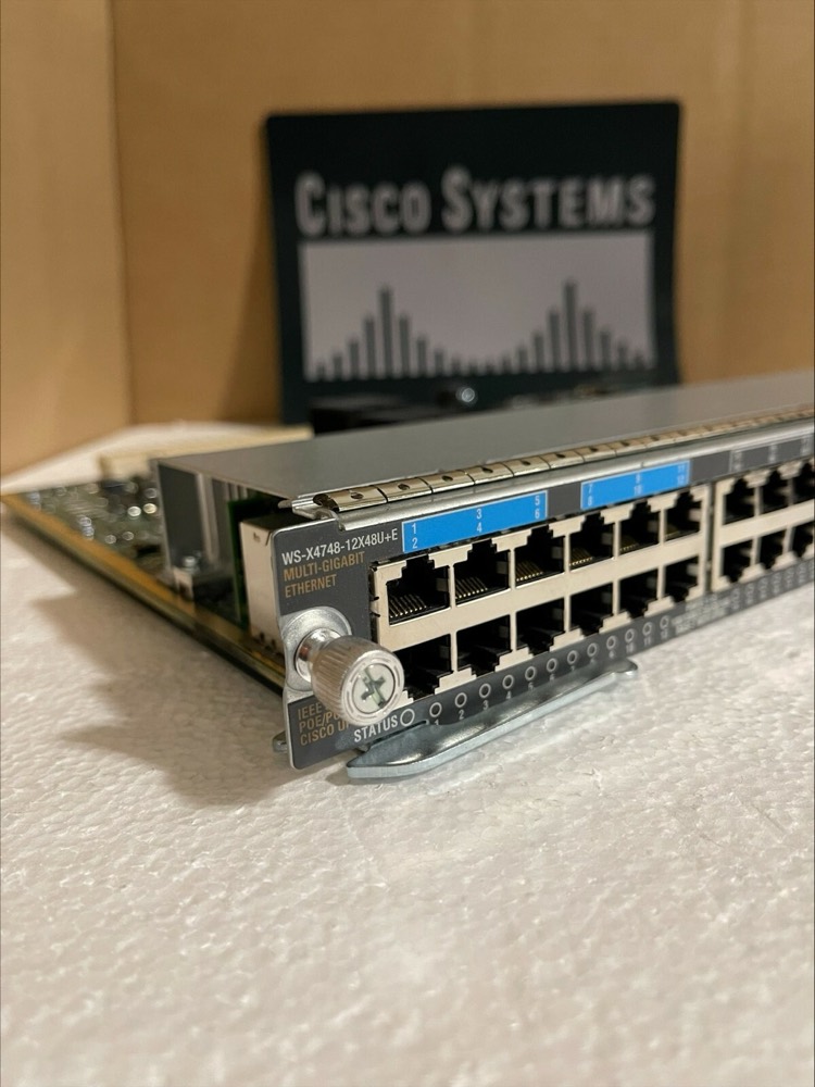 Коммутатор Cisco WS-X4748-12X48U — фото 3