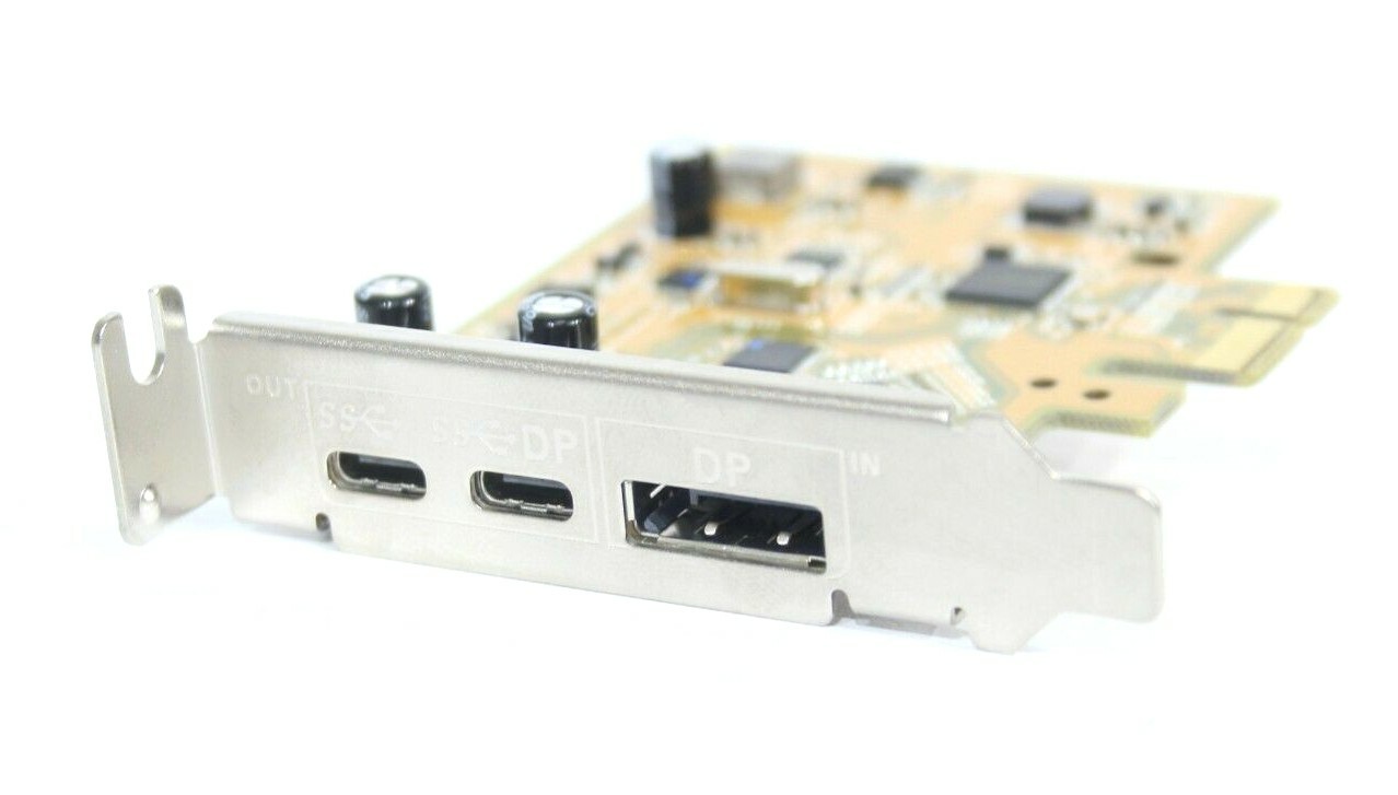 Плата WYY76 DELL USB 3.1 Gen2 PCIe Type-C 1DP Controller Card — фото 1