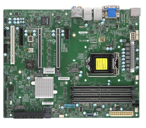 Материнская плата SuperMicro X11SCA-F Motherboard - C246,Xeon-E/Core i3/Pentium/Celeron,LGA1151 — фото 1