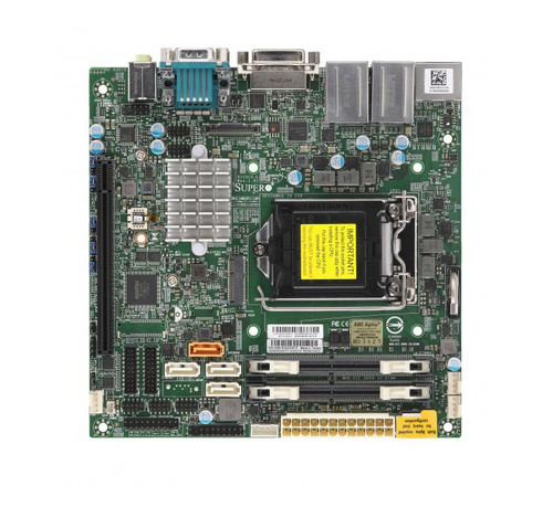 Материнская плата Supermicro X11SCV-L Mini-ITX LGA1151, Intel H310, 2 SODIMM DDR4 — фото 1