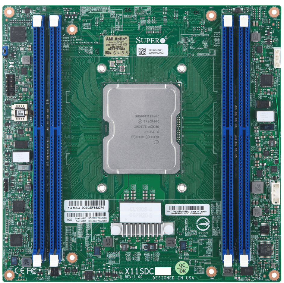 Материнская плата Supermicro X11SDC-8C — фото 1
