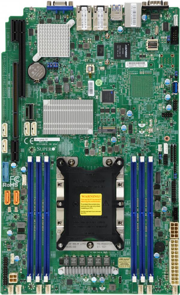 Материнская плата SuperMicro X11SPW-TF Motherboard — фото 2