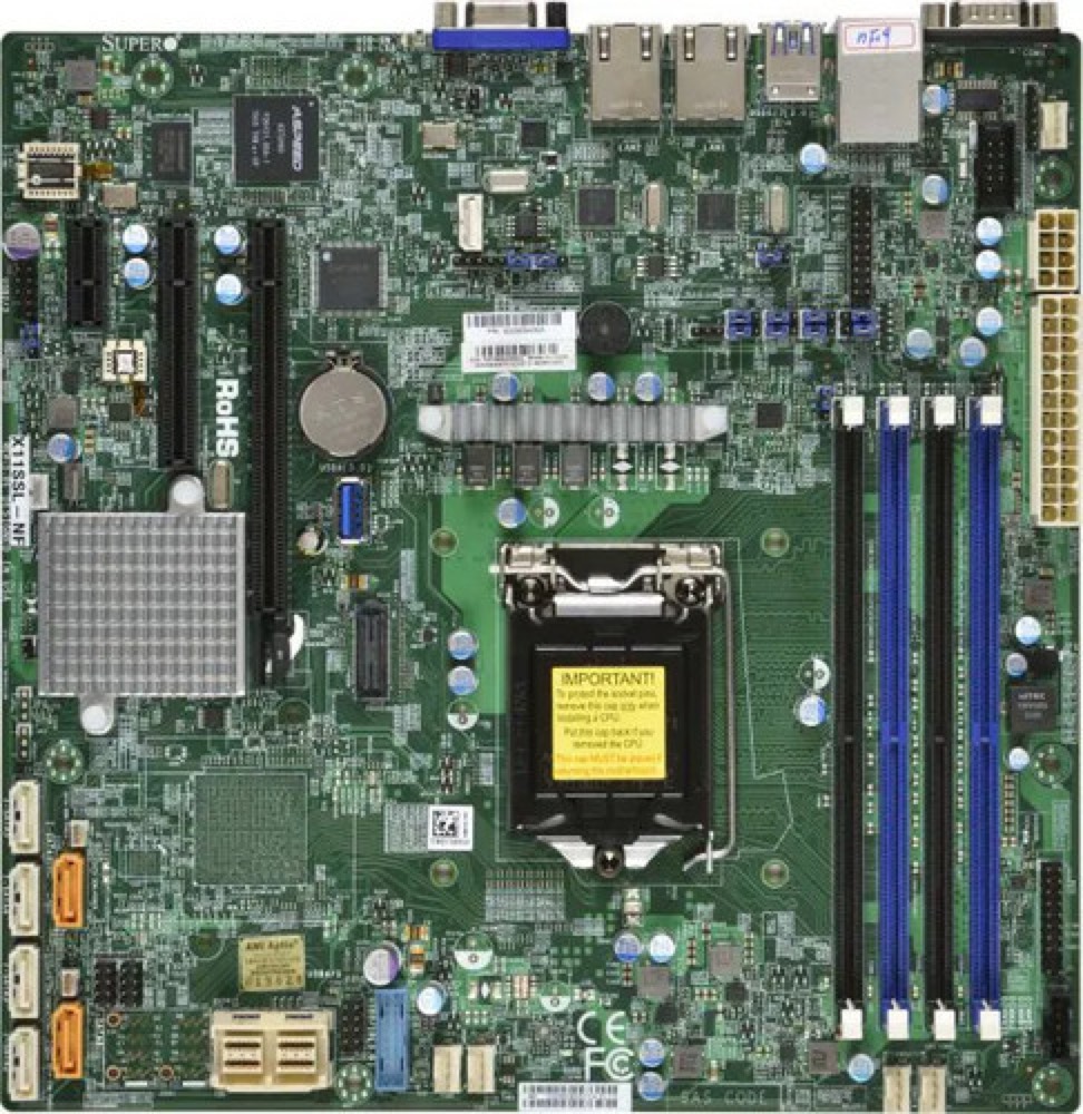 Материнская плата Supermicro X11SSL-NF Motherboard — фото 1