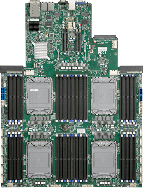 Материнская плата Supermicro X12QCH+ — фото 1