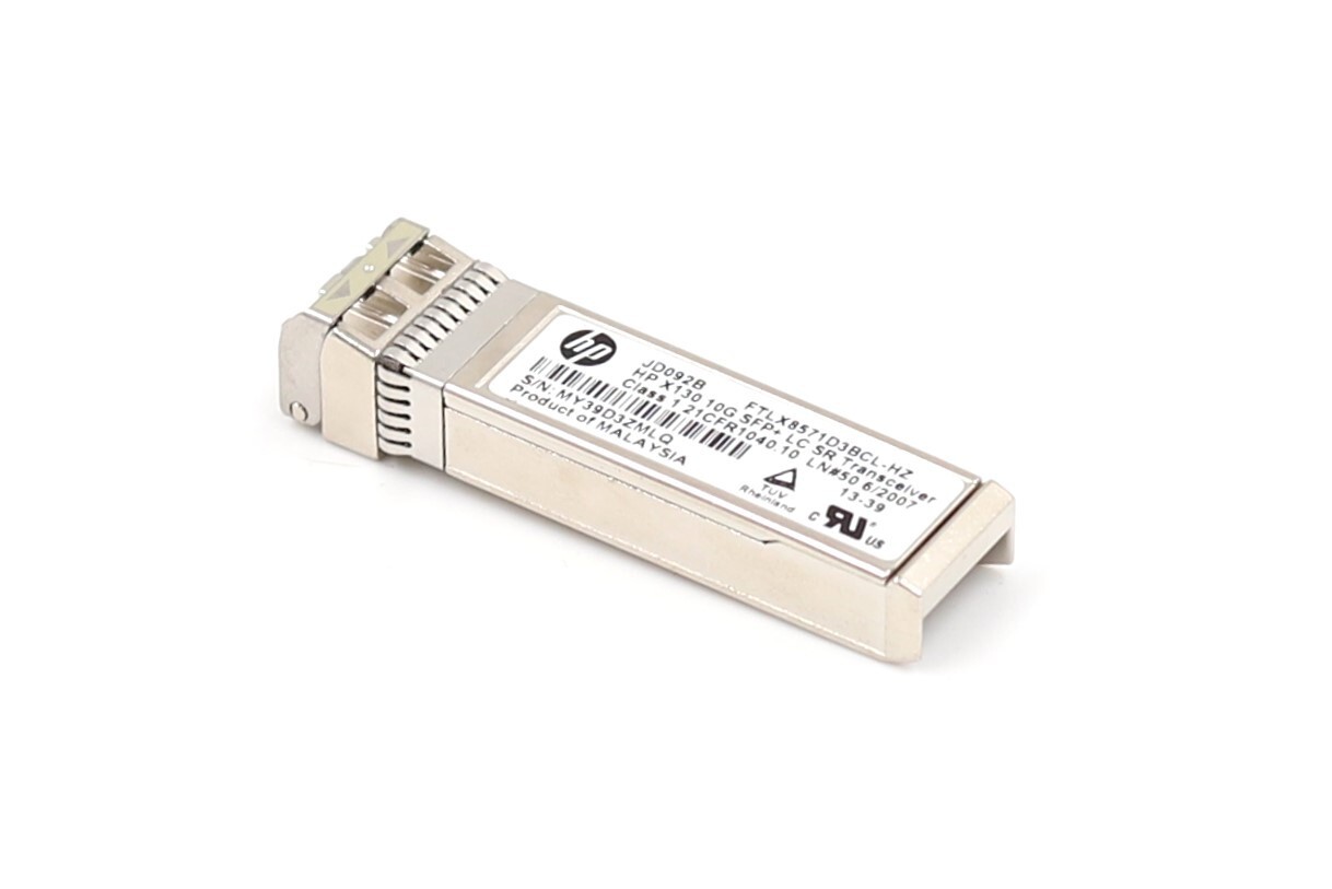 Трансивер HP X130 FTLX8571D3BCL-HZ 10GB SFP+ 850nm 300m LC SR Transceiver P/N: JD092B — фото 1
