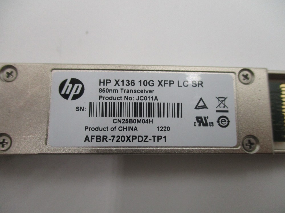 Трансивер JC011A Lot of 2 HP X136 10G XFP LC SR 850nm Transceiver Module P/N: JC011A Tested — фото 3