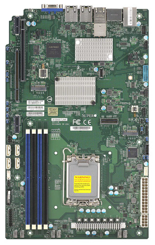 Материнская плата SuperMicro X13SAW-TLN4F Motherboard - WIO,UP,ADL-S Core,LGA1700,R680E,up to 150W — фото 1
