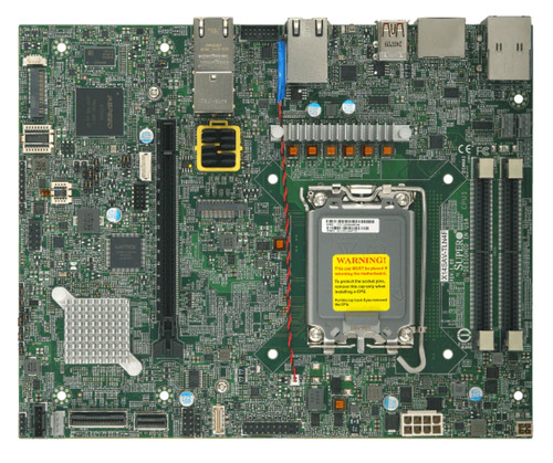 Материнская плата SuperMicro X14SAV-TLN4F Motherboard Embedded,FlexATX,ARL-S,UP,PCH W880,Quad LAN — фото 1