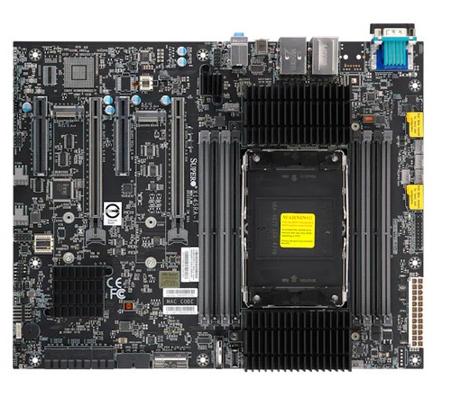 Материнская плата SuperMicro X14SRA-T Workstation Motherboard - ATX,2 PCI-E 5.0 slots, 8 DIMM DDR5 — фото 1