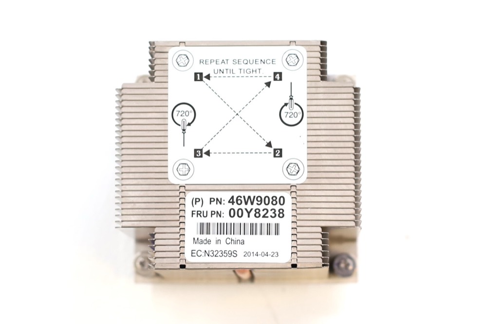 Радиатор Lenovo System X3100 M5 CPU Cooling Heatsink FRU P/N: 46W9080 Tested Working — фото 2