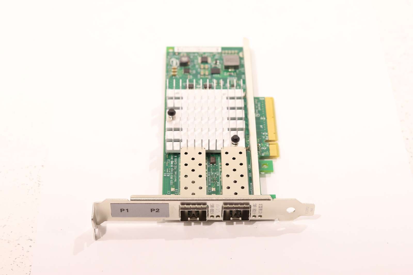 Трансивер Intel X520-SR2 2-Port 10GbE SFP+ PCIe x8 Network Adapter P/N: E10G42BFSRG1P5 — фото 2