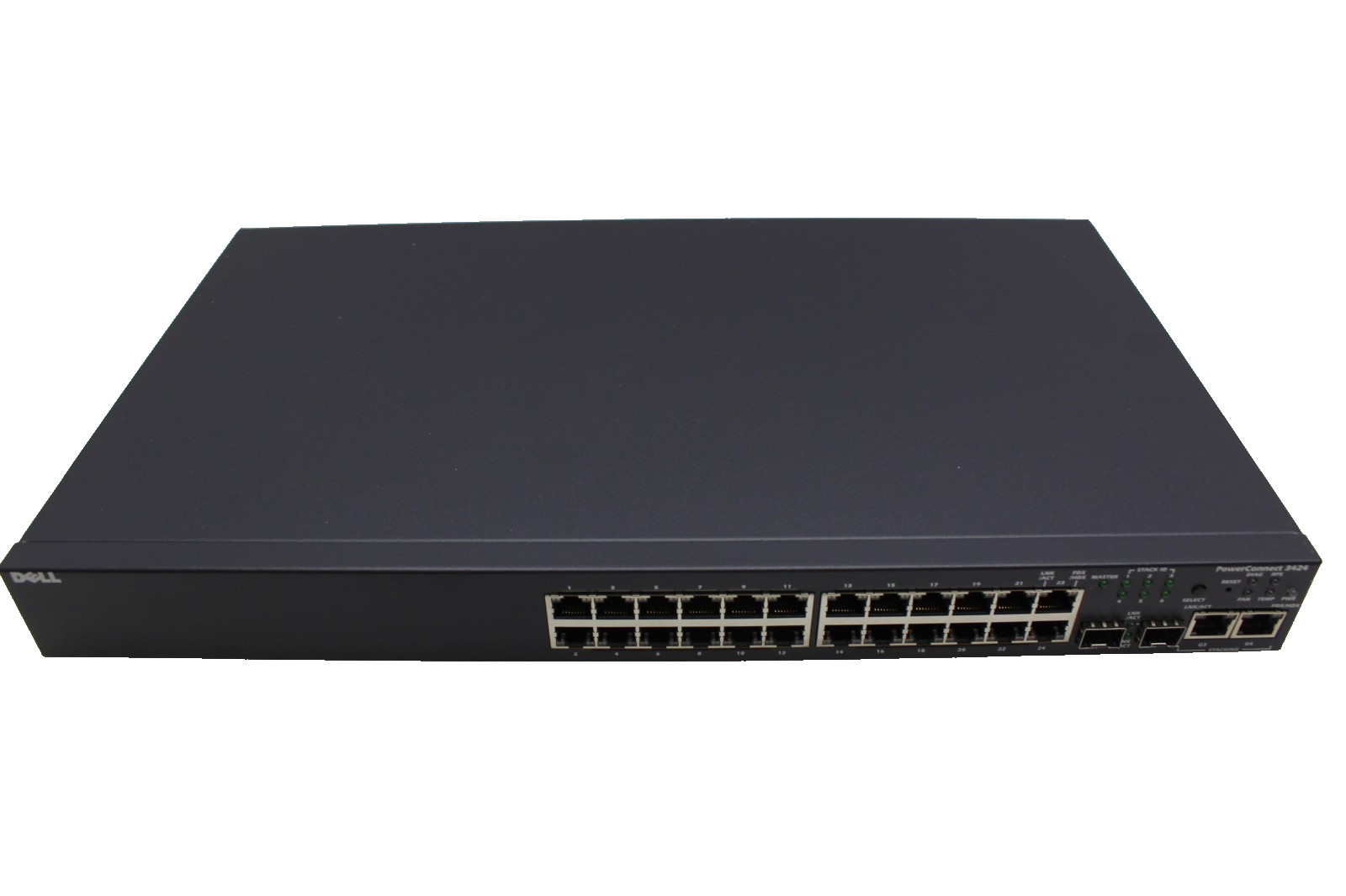 Коммутатор X5388 DELL PowerConnect 3424 Network Switch 24 Ports RJ-45 10/100 8H409 PC3424 — фото 1