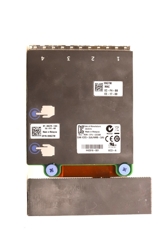 Плата Dell X540 Quad-Port 2x1GbE 2x10GbE Ethernet Network Daughter Card DP/N: 099GTM — фото 3