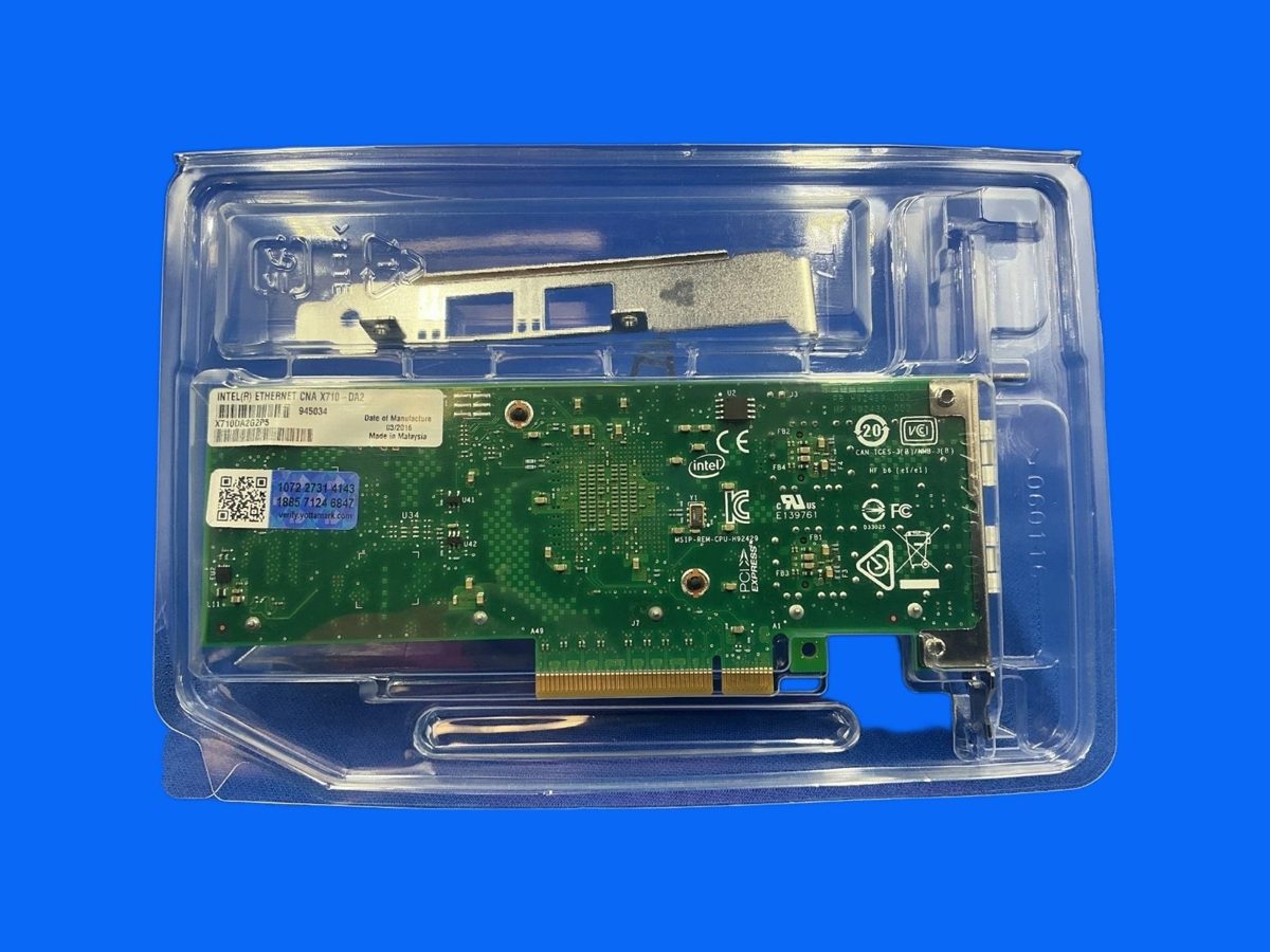 Сетевой адаптер Intel X710-DA2 2x10 Гбит/с SFP+ (X710DA2BLK) — фото 1