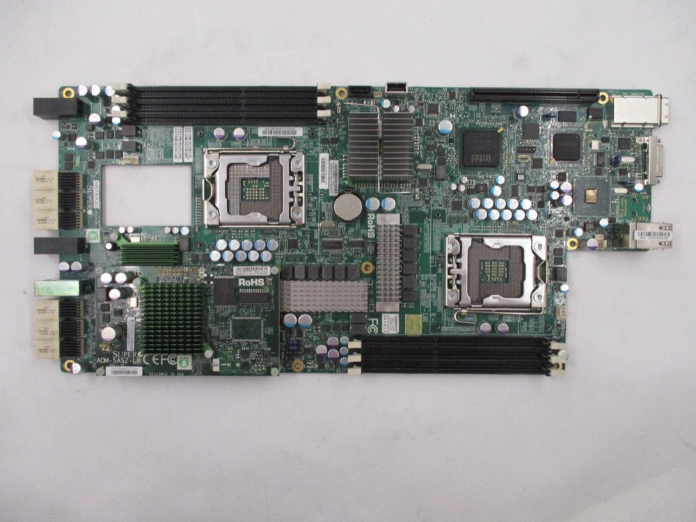 Материнская плата SuperMicro X8DTS-F-2U Dual LGA1356 Server Motherboard w/Mezzanine Card Tested — фото 2