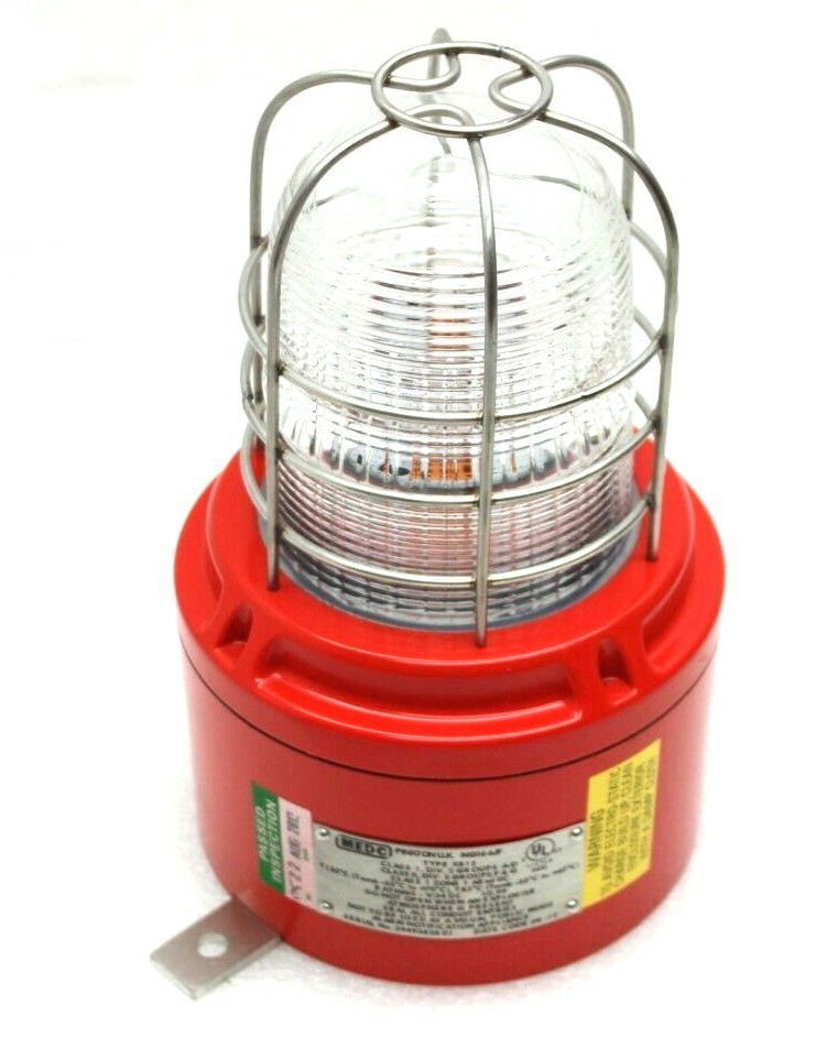 Компонент XB15UL COOPER MEDC Visual Strobe Industrial XENON Beacon WHITE LENS NEW OPEN BOX — фото 1