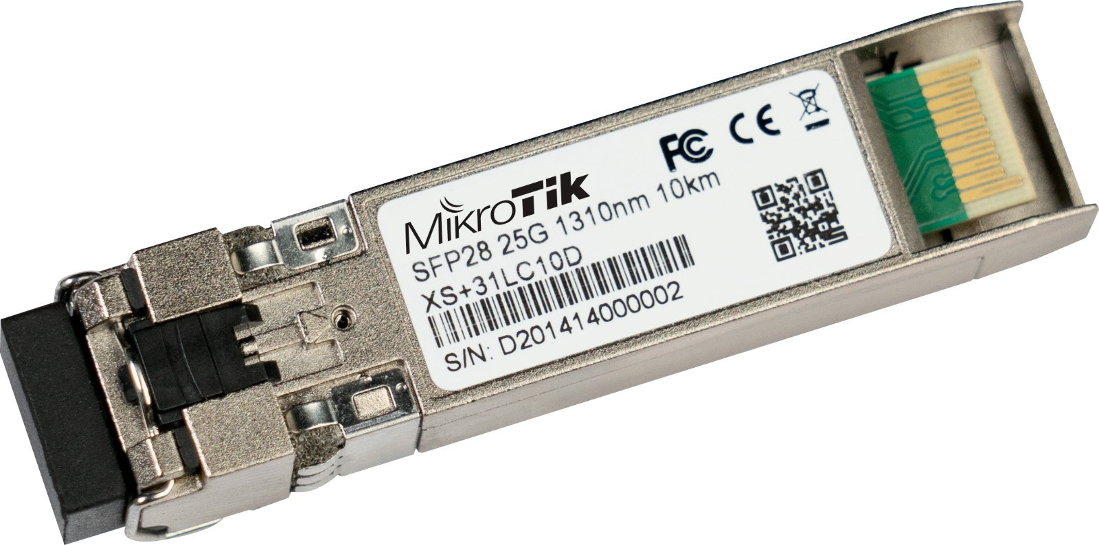 Модуль MikroTik XS+31LC10D SFP28 25G 10 км (SFP/SFP+/SFP28, одномод, 1310 нм) — фото 1