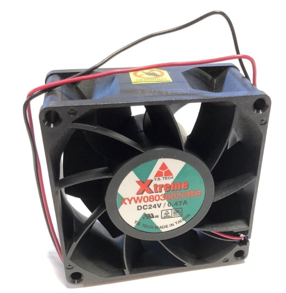 Вентилятор XYW08038024BS Y.S. TECH 24V DC Axial Standard Fan 0.47A 80 x 80 x 38mm 81.2 CFM — фото 1