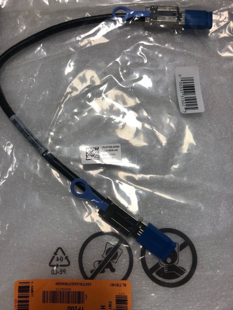 Компонент YP20D DELL 0.5M, SFF-8088 to SFF-8088, Mini SAS to Mini SAS 0YP20D — фото 1