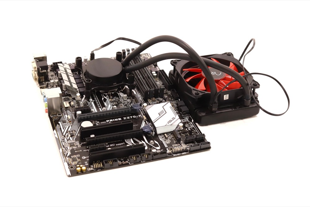 Материнская плата ASUS PRIME Z270-K LGA 1151 DDDR4 Motherboard W/Liquid Cooler P/N: PRIME-Z270-K — фото 1