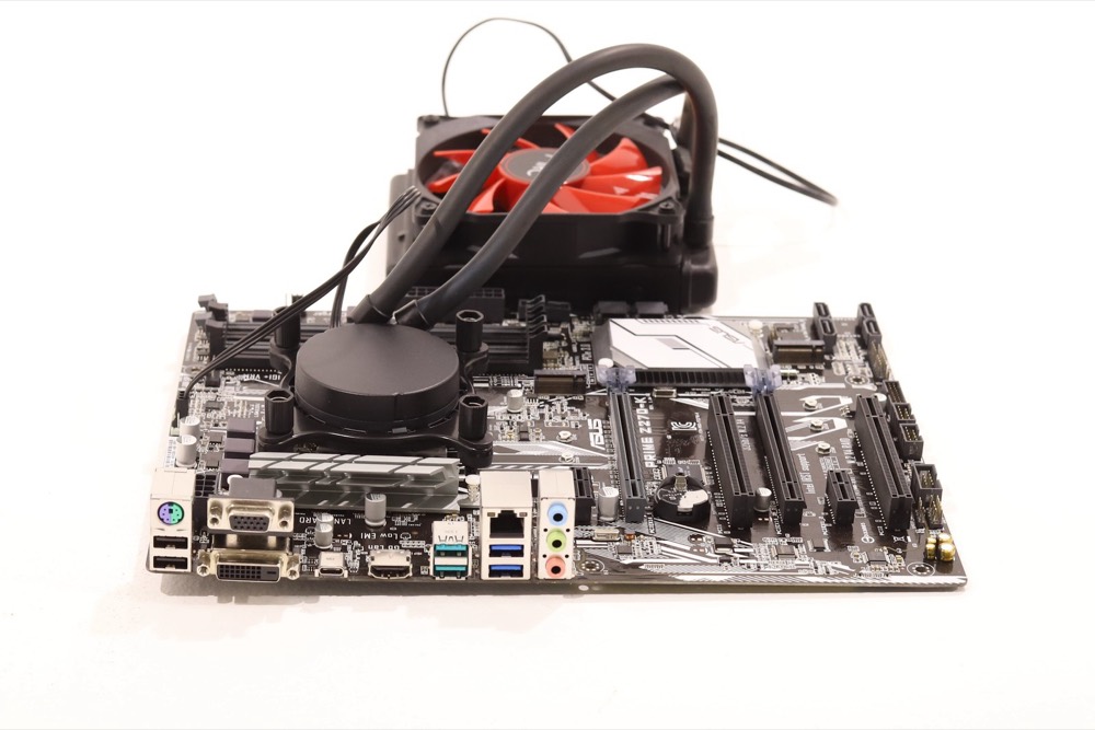 Материнская плата ASUS PRIME Z270-K LGA 1151 DDDR4 Motherboard W/Liquid Cooler P/N: PRIME-Z270-K — фото 2