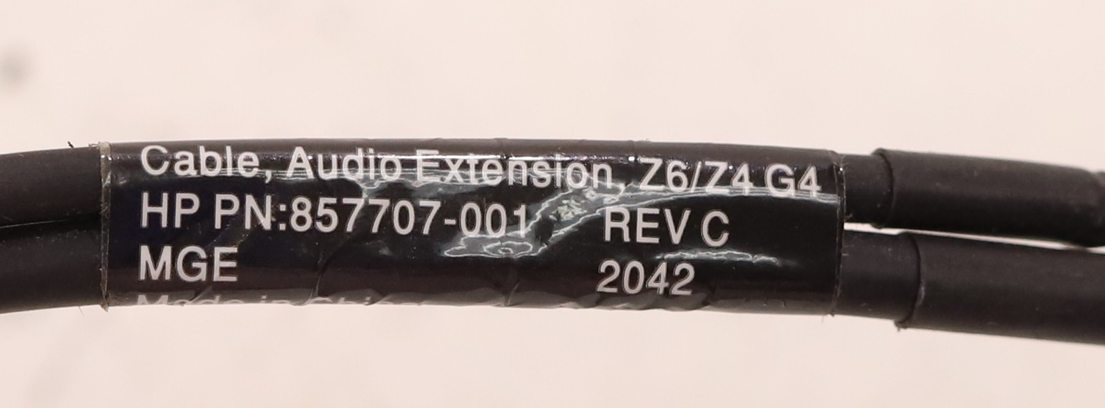 Кабель HP Z4/Z6 G4 Workstation 24" Audio Extension Cable P/N: 857707-001 Tested Working — фото 2