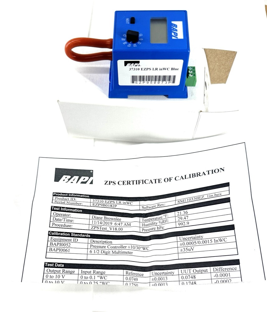 Модуль NEW BAPI ZPS EZ PRESSURE MODEL ZPS-20-LR53-EZ-NT BAPI ZPS EZ Pressure MODULE — фото 1