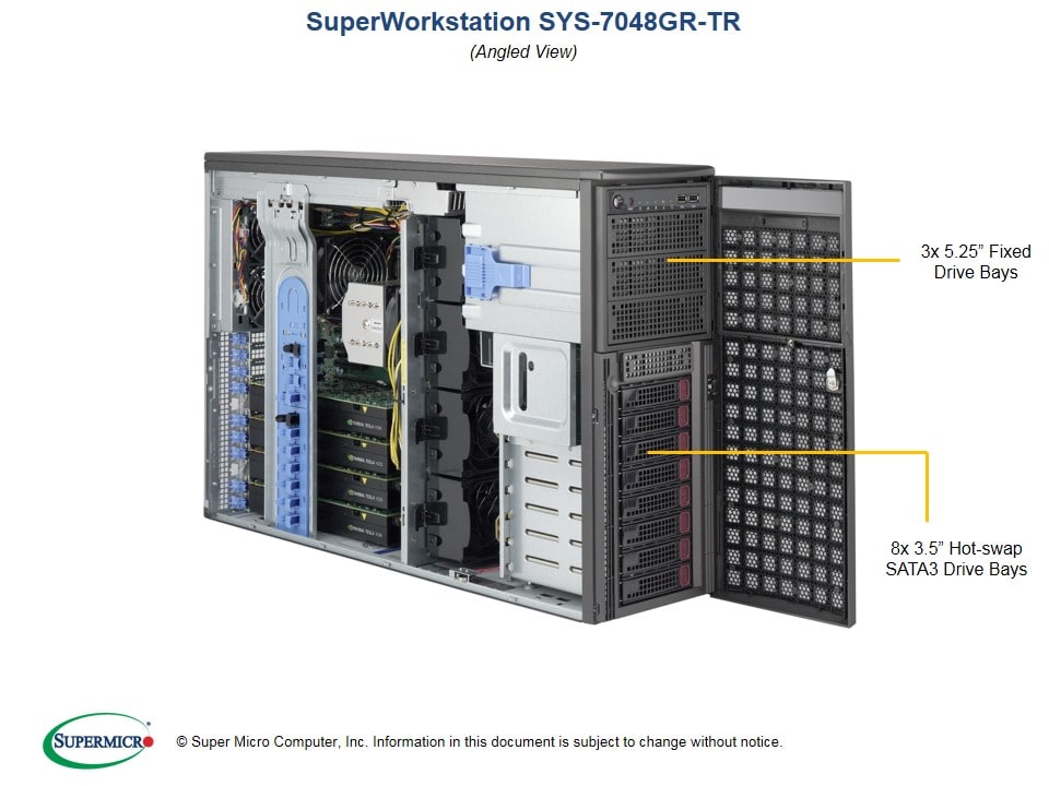 Рабочая станция Supermicro SYS-7048GR-TR 4U — фото 2