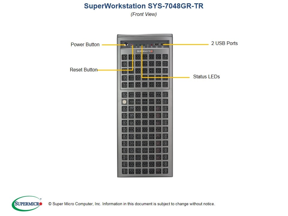 Рабочая станция Supermicro SYS-7048GR-TR 4U — фото 3