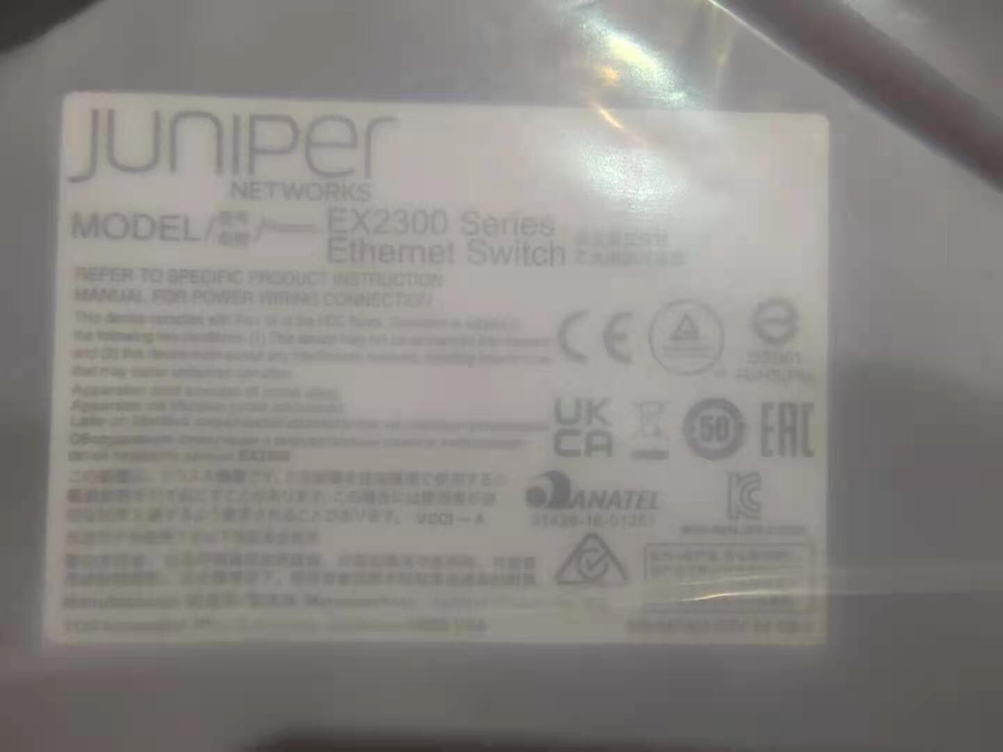 Коммутатор Juniper ex2300-24t — фото 1