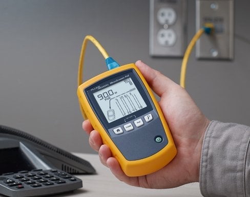 Кабельный тестер-верификатор Fluke Networks MS-POE-IE — MicroScanner2 / MicroScanner PoE — фото 4