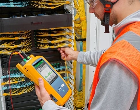 Оптический тестер OLTS Fluke Networks NFA-MPO24P-KIT — CertiFiber Max — фото 2