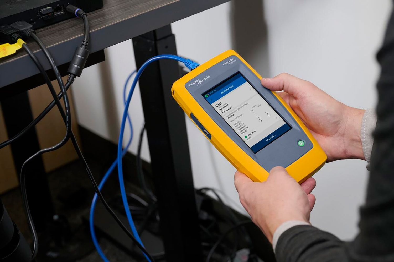 Тестер кабеля и сети Fluke Networks LIQ-DUO-VFL-LFD — LinkIQ — фото 5