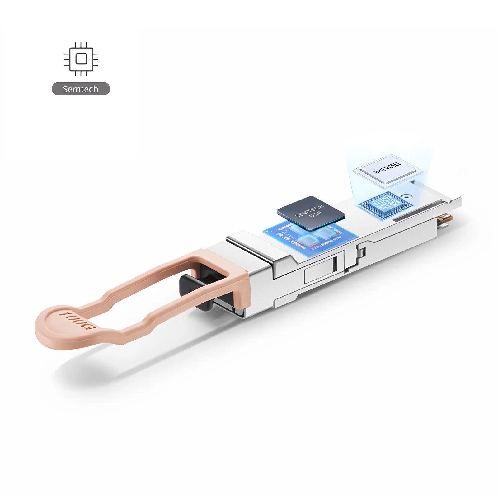 Трансивер FS QSFP28 100G QSFP-LR4-100G — 100GBASE-LR4 1310 нм 10 км LC одномод · код QSFP-100G-LR4-S — фото 4