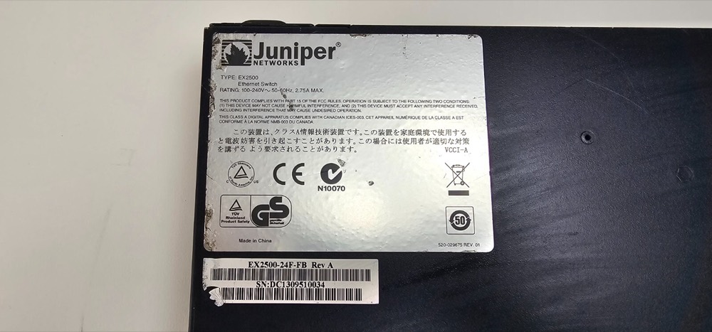Коммутатор Juniper EX2500 — 24×10G (легаси) — фото 4
