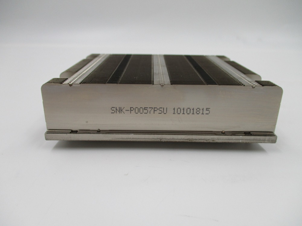 Радиатор Supermicro 1U Passive Proprietary CPU Heat Sink Socket LGA2011 Narrow ILM (SNK-P0057PSU) — фото 2