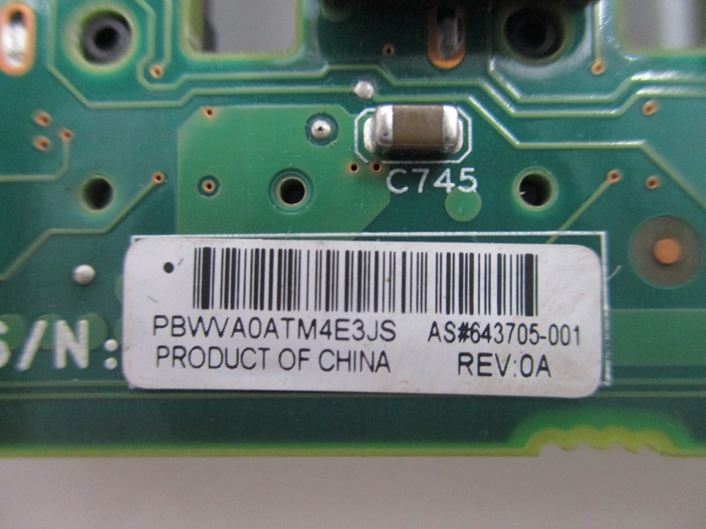 Бэкплейн HP ProLiant DL380p Backplane Board 8 Bay 2.5" 643705-001, 01015550A-419-G — фото 2